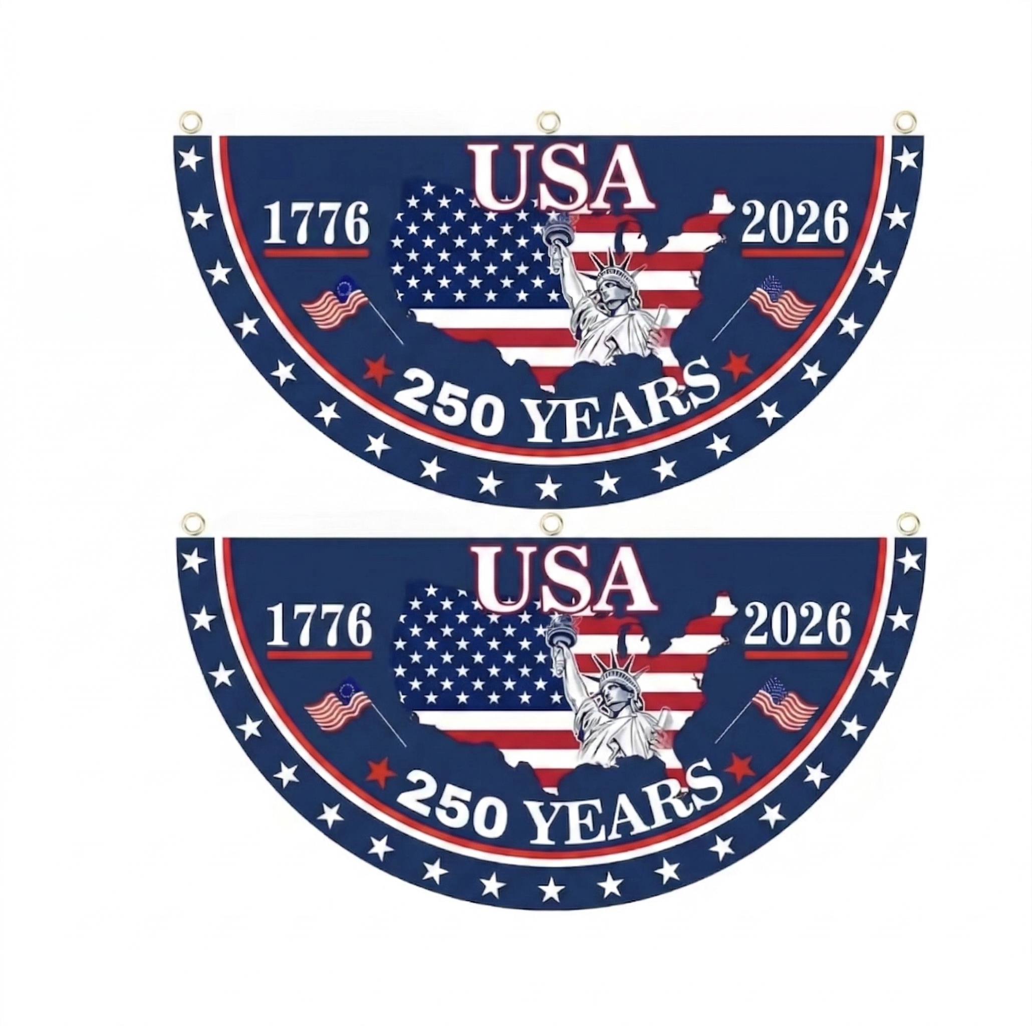 LAST DAY 50% OFF-USA 250 YEARS COMMEMORATIVE BUNTING 