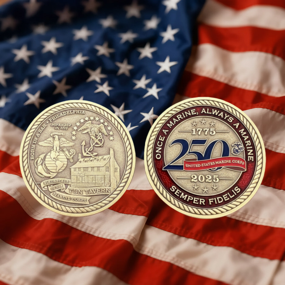 US Marine Corps 250th Anniversary Commemorative Coin