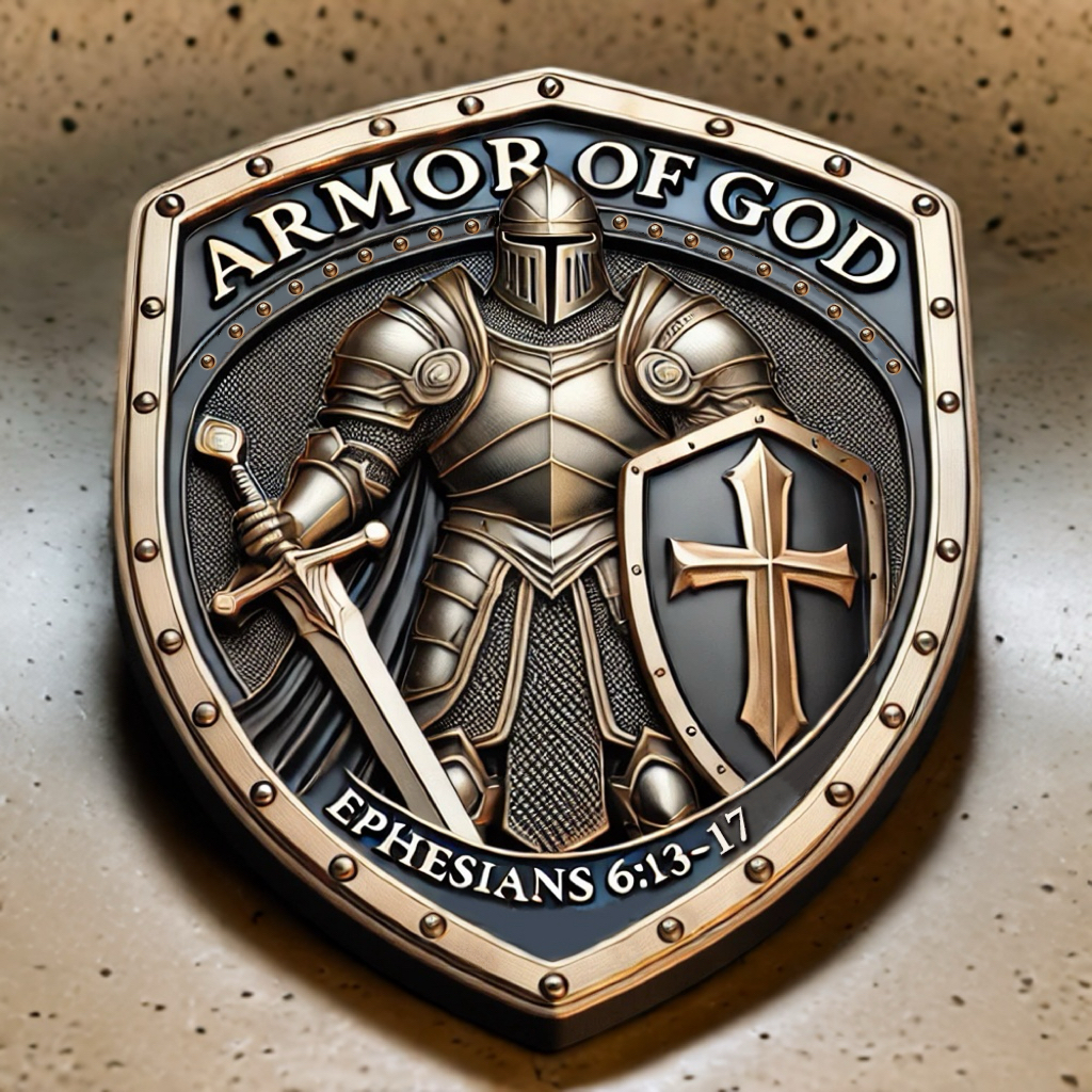 Armor of God Challenge Coin: EPH 6:13-17