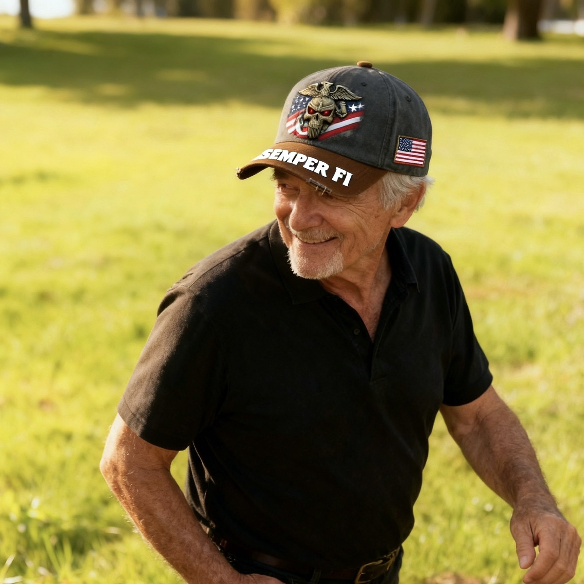 USMC Baseball Cap | Salute to the Iron Will of the Marine Corps