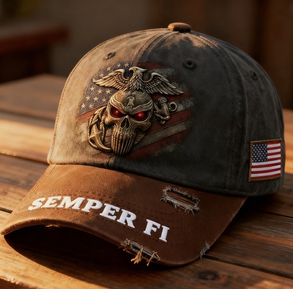 USMC Baseball Cap | Salute to the Iron Will of the Marine Corps