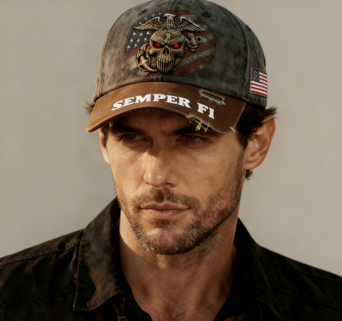 USMC Baseball Cap | Salute to the Iron Will of the Marine Corps