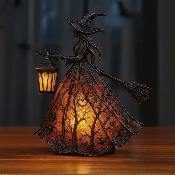 Halloween Witch Lamp