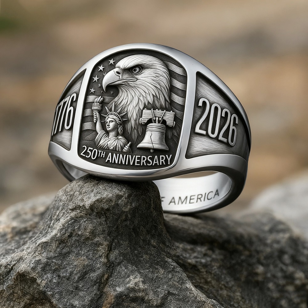 250th Anniversary of American Independence Commemorative Ring