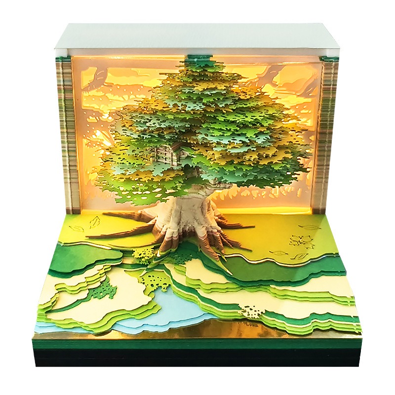 Romance Green Tree (With Light & Calendar 2026)