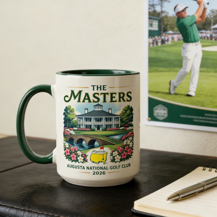 [Copy]🔥LIMITED EDITION-THE MASTERS 2026 COMMEMORATIVE MUG – Augusta National Official Style