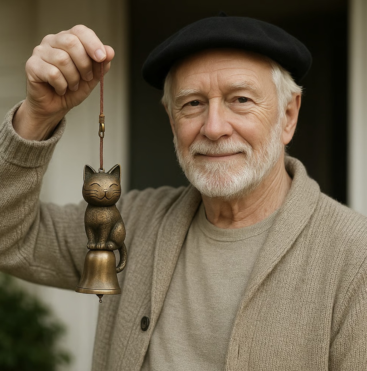 🔥Last Day 57% OFF🔥Handmade Retro Cat Wind Chime