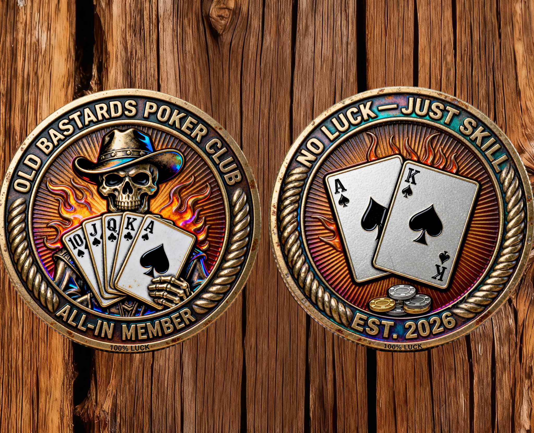 ⚡ Black Friday 24H Flash Sale-🧢 OLD BASTARDS POKER CLUB HAT-For the ones who never fold.