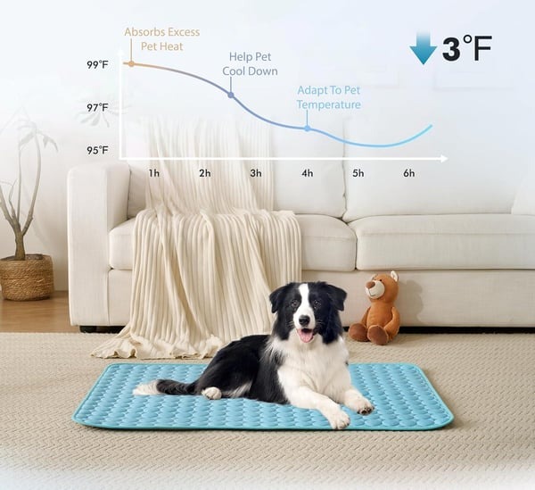 🔥 🐾Dog Cooling Mat (4x more effective)