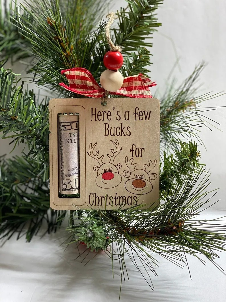 🎅Christmas Wooden Money Holder Gift