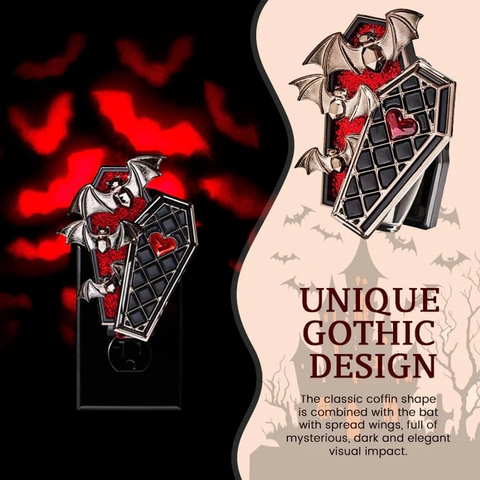 🦇🖤Bat Coffin Projector