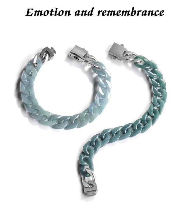 🔥🔥Cuban Chain Jade Bracelet – Natural A-Grade Jadeite for Men & Women