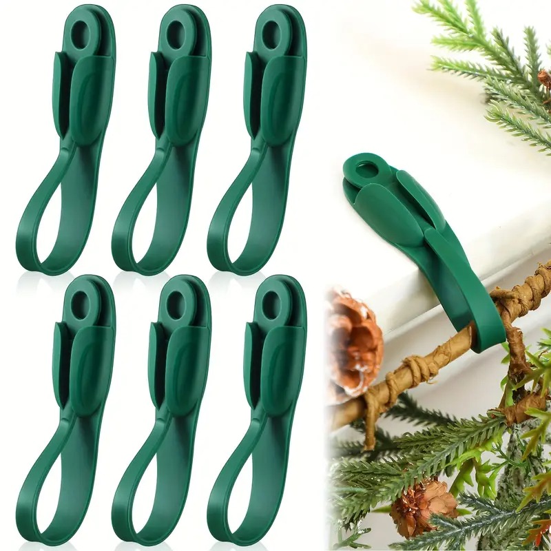 🎄2025 Christmas On Sale✨6 PCS Christmas Silicone Garland Hangers