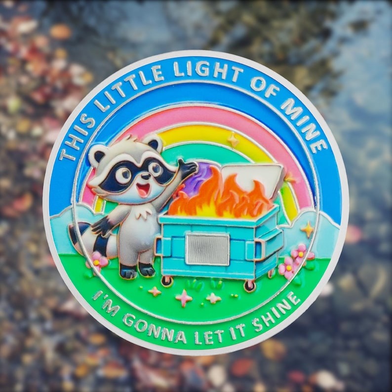 Dumpster Fire Resilience Coin