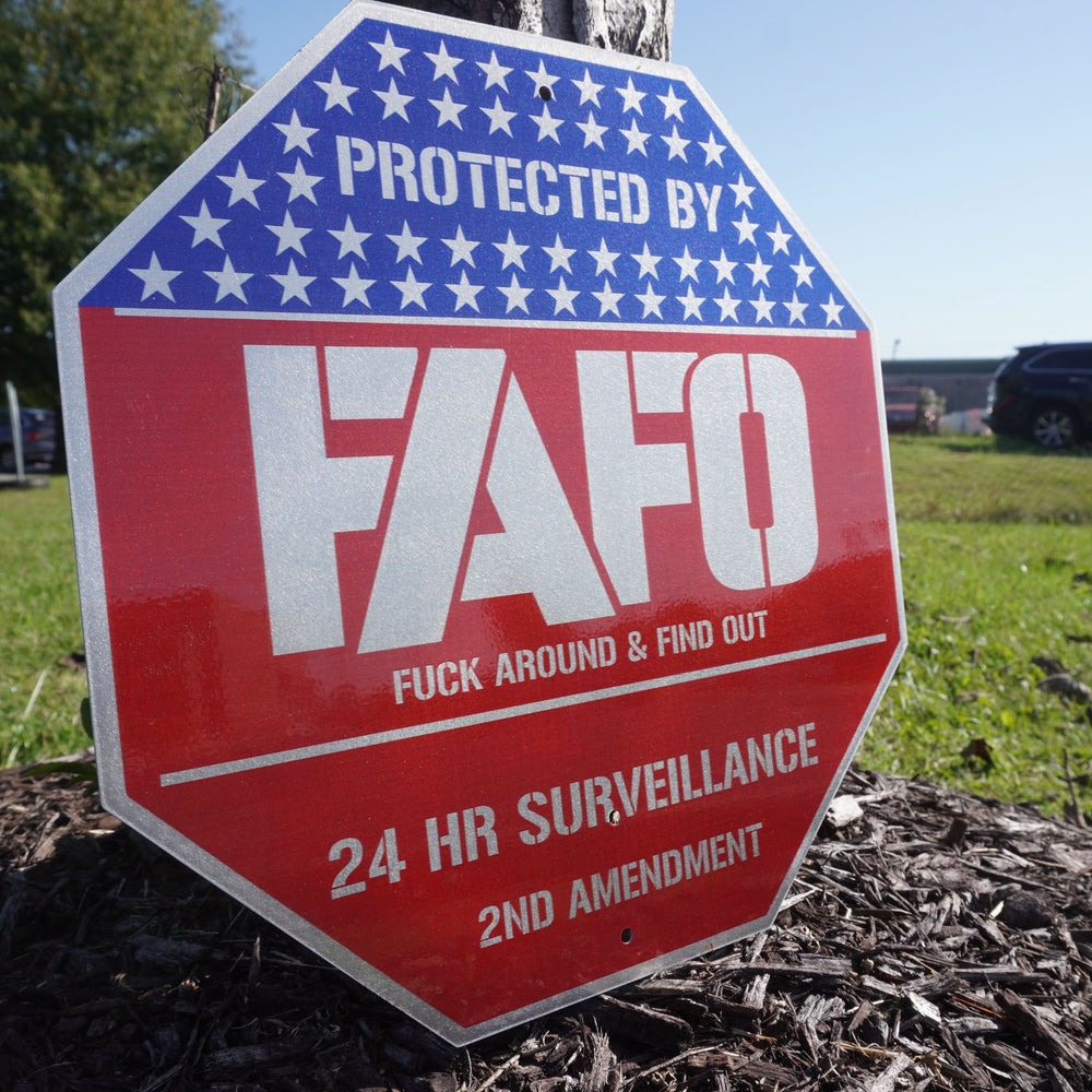 Special Offer 49% OFF TODAY- Protected By FAFO Metal Sign