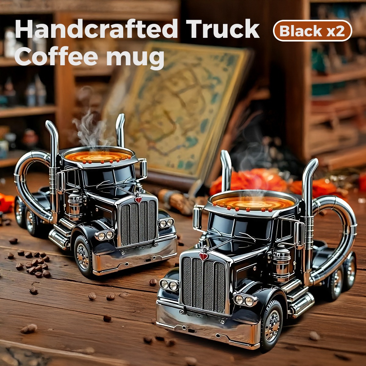 🔥LAST DAY 50% OFF - ☕️Food Grade Material🚛Handcrafted Truck Coffee Mug🎁BUY 2 GET FREE SHIPPING