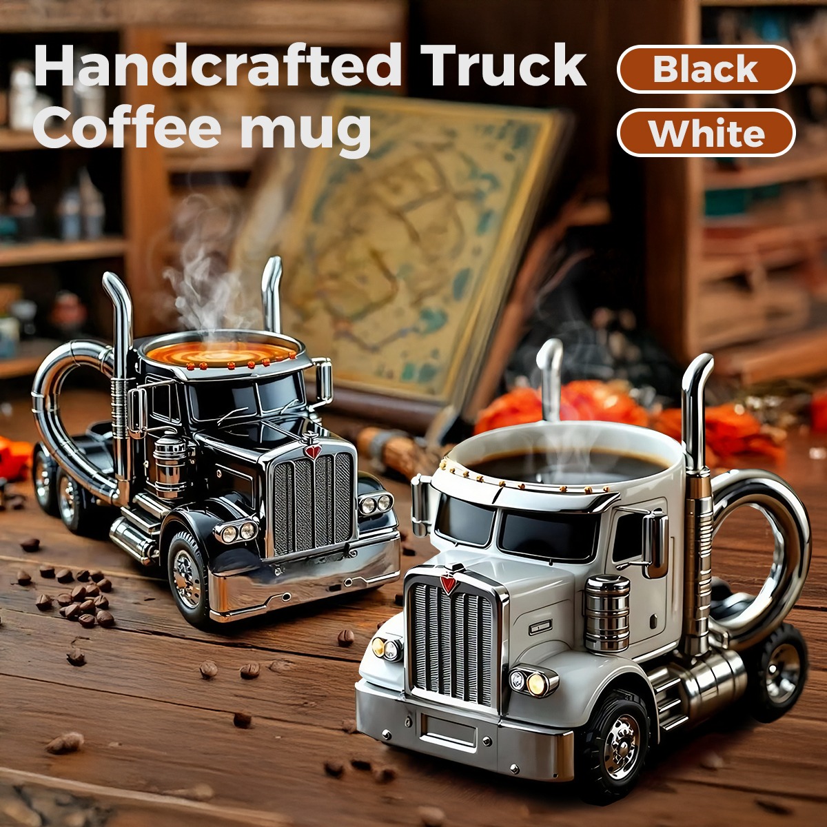 🔥LAST DAY 50% OFF - ☕️Food Grade Material🚛Handcrafted Truck Coffee Mug🎁BUY 2 GET FREE SHIPPING