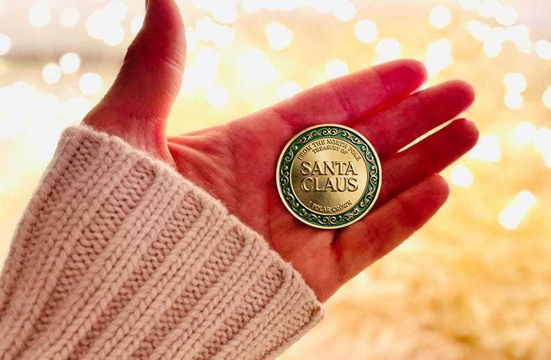 🎄Santa Gold Coin ‘THANK YOU For The Milk & Cookies’!🎅