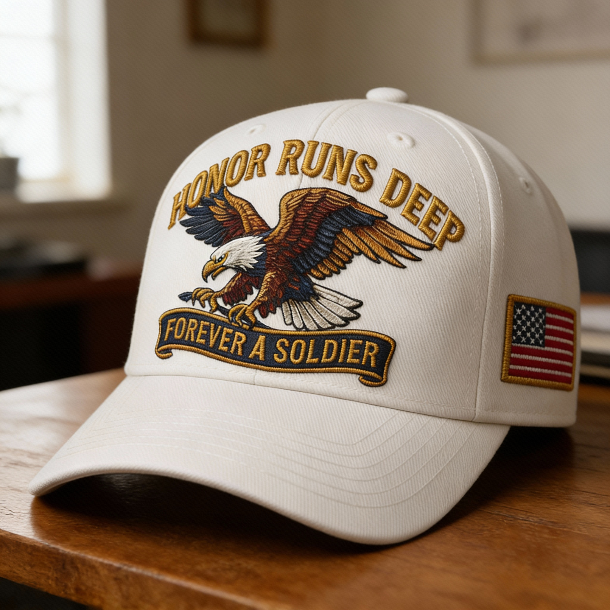 🎄Christmas Sale 50% OFF🔥🦅 HONOR RUNS DEEP™ — FOREVER A SOLDIER CAP