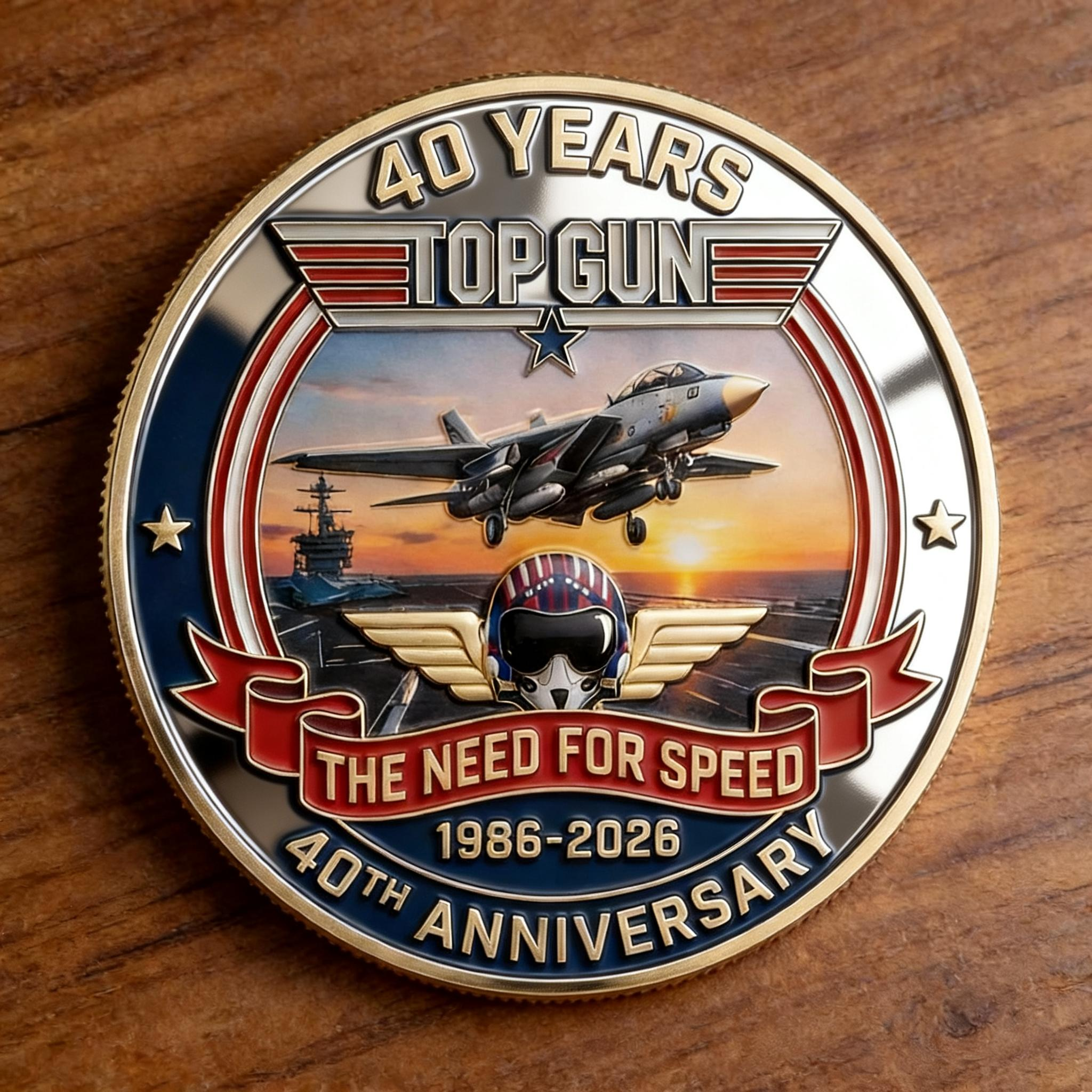 Top Gun 40th Anniversary Coin