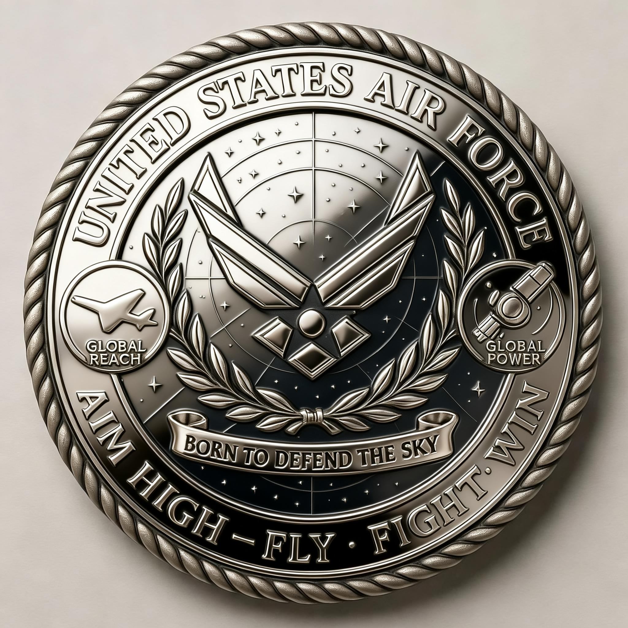 🏆New Year 60% OFF💖-United States Air Force 80th Anniversary Challenge Coin – “Guardians of the Sky”