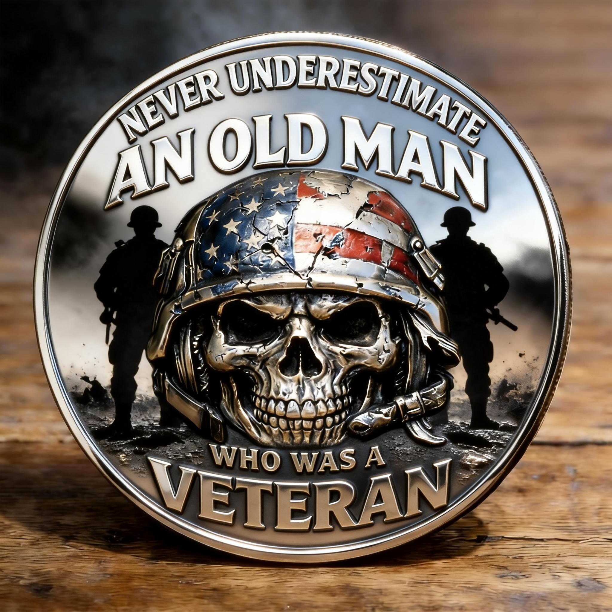 🏆Flash Sale 60% OFF - Grumpy Old Veteran Club Commemorative Coin