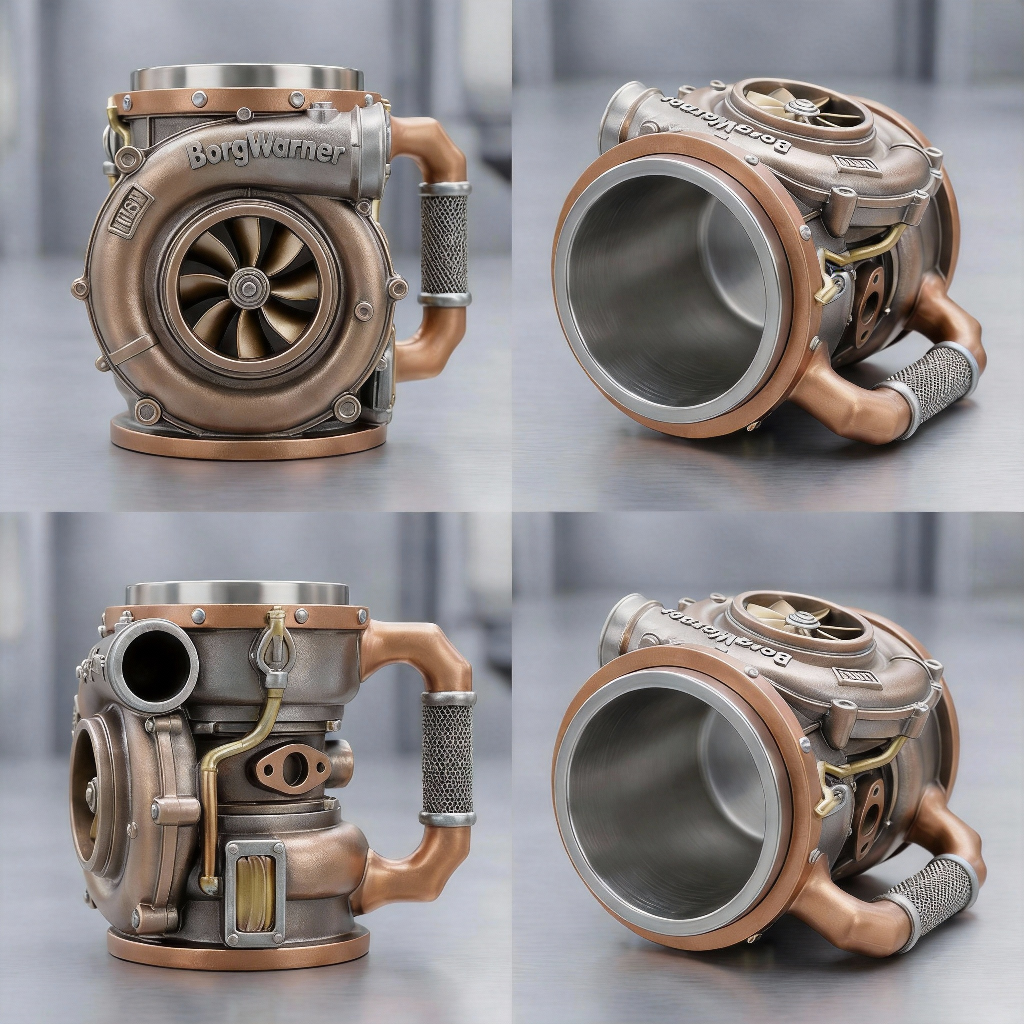 ⭐ BorgWarner Turbocharger Mug — Boost Your Morning! ⚙️☕🔥(BUY 2 FREE SHIPPING)