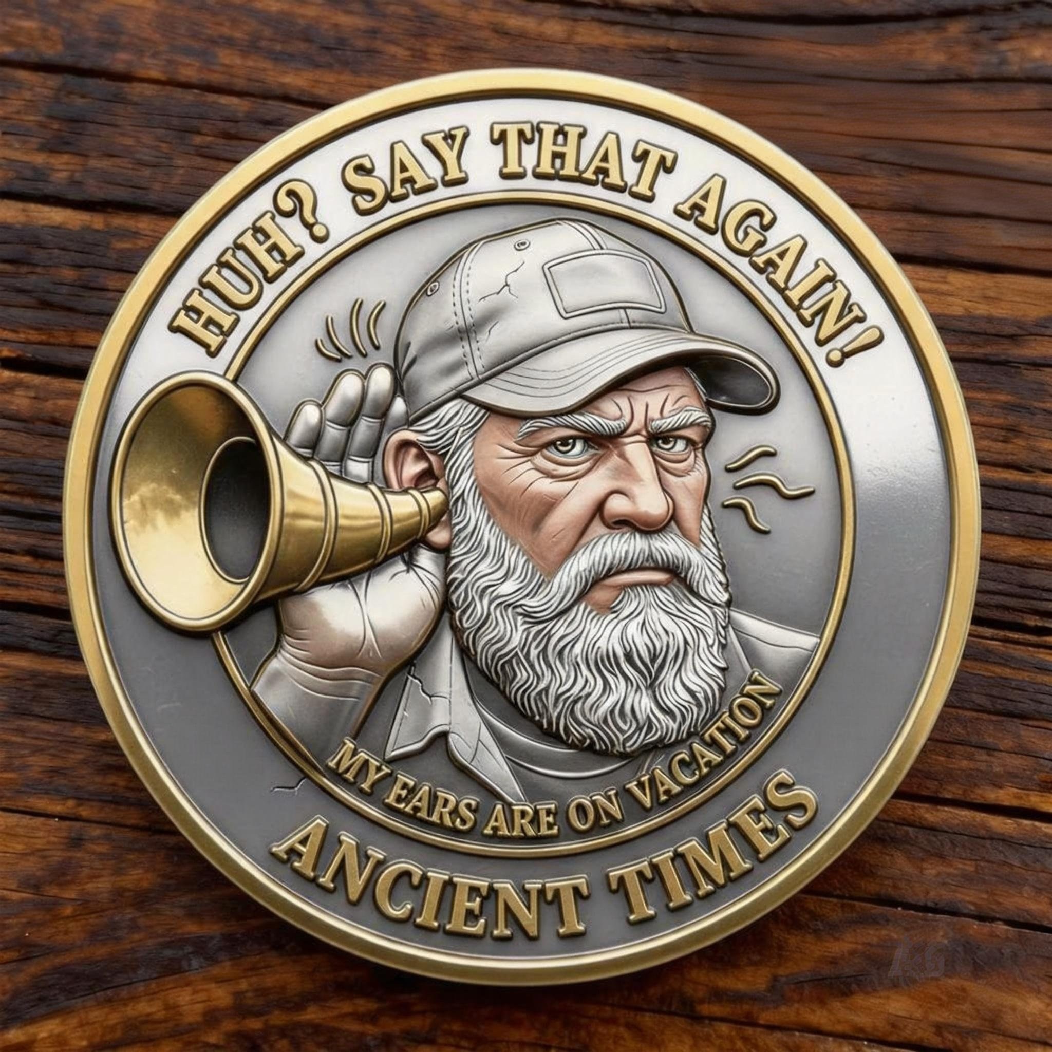 The "What? I Didn't Hear You" Commemorative Coin – The Ultimate Funny Gift for Husbands, Dads & Selective Hearers