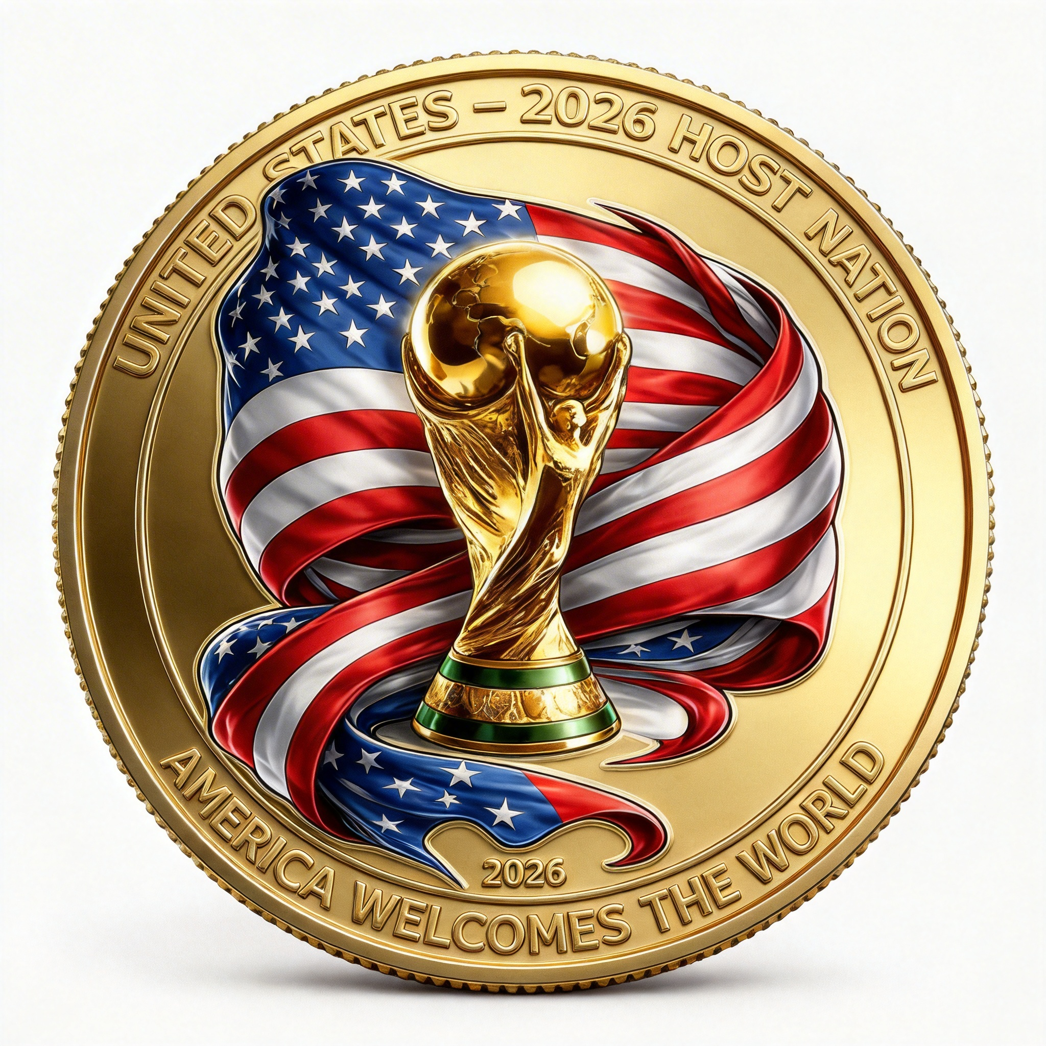 🪙 LIMITED EDITION 2026 USA HOST NATION COMMEMORATIVE COIN