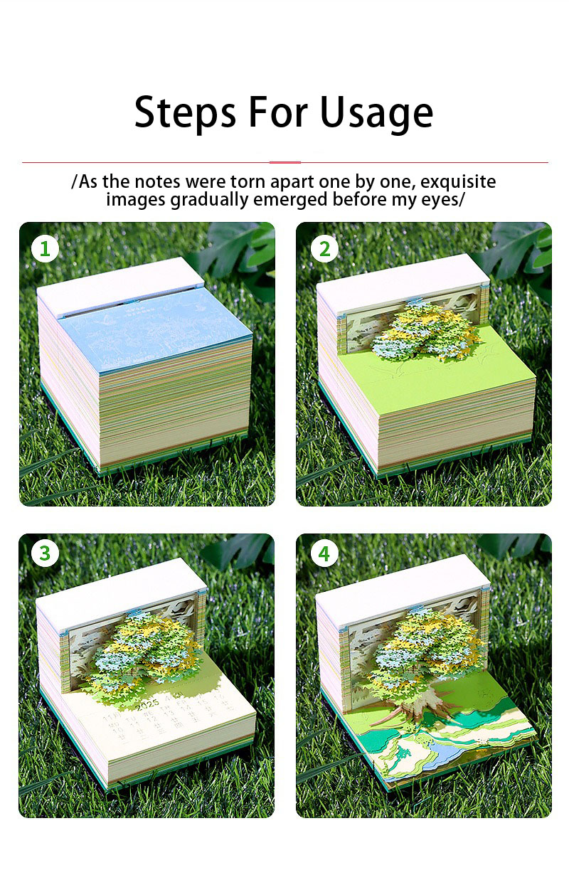 Romance Green Tree (With Light & Calendar 2026)