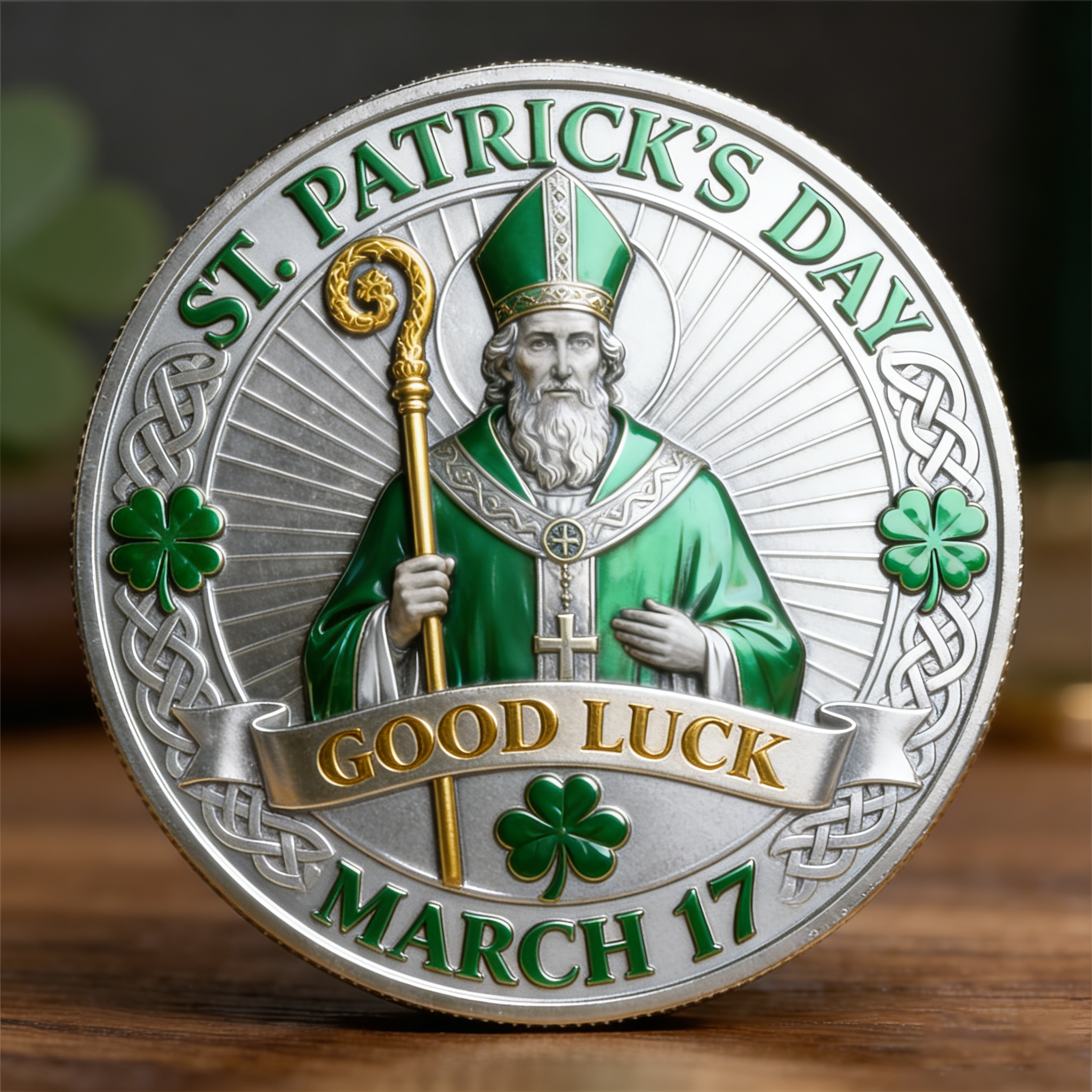 🍀 St. Patrick’s Day Good Luck Commemorative Coin