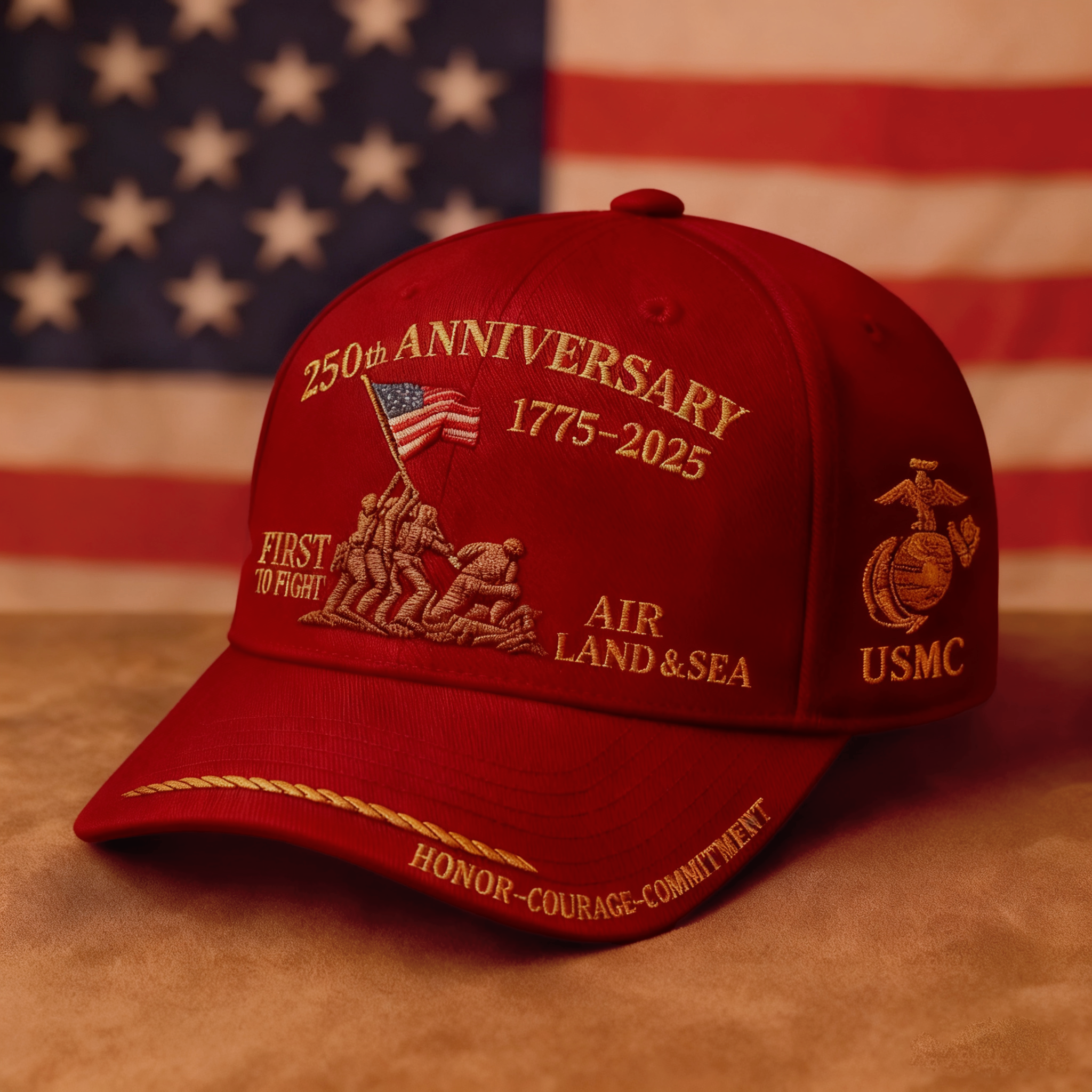 🔥🔥🔥LAST DAY 49%OFF-U.S. Marine Corps 250th Anniversary Commemorative Cap