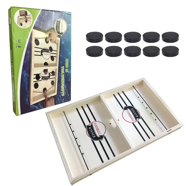 Crazy Family Wooden Hockey Game