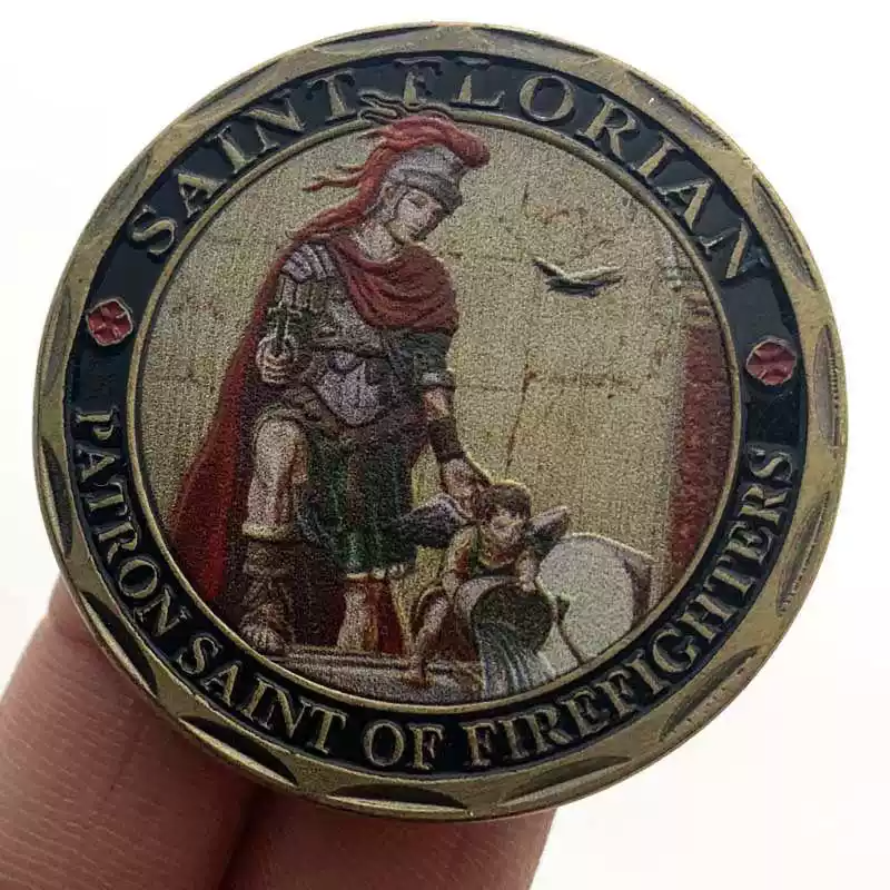 Firefighter Commemorative Coin - Patronage of St. Florian