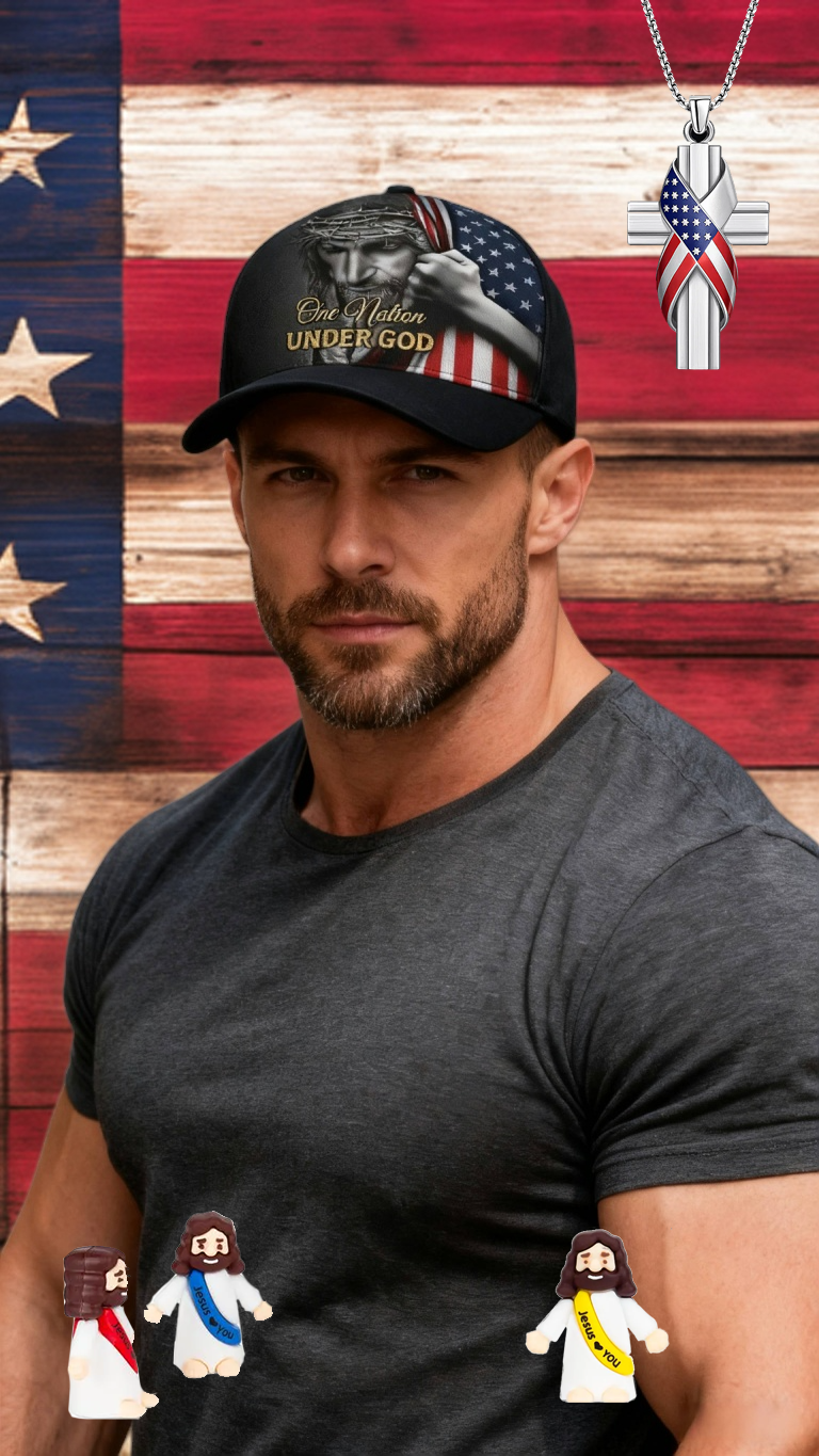 ✝️One Nation Under God Jesus Hat - Buy 2 Get Free Shipping