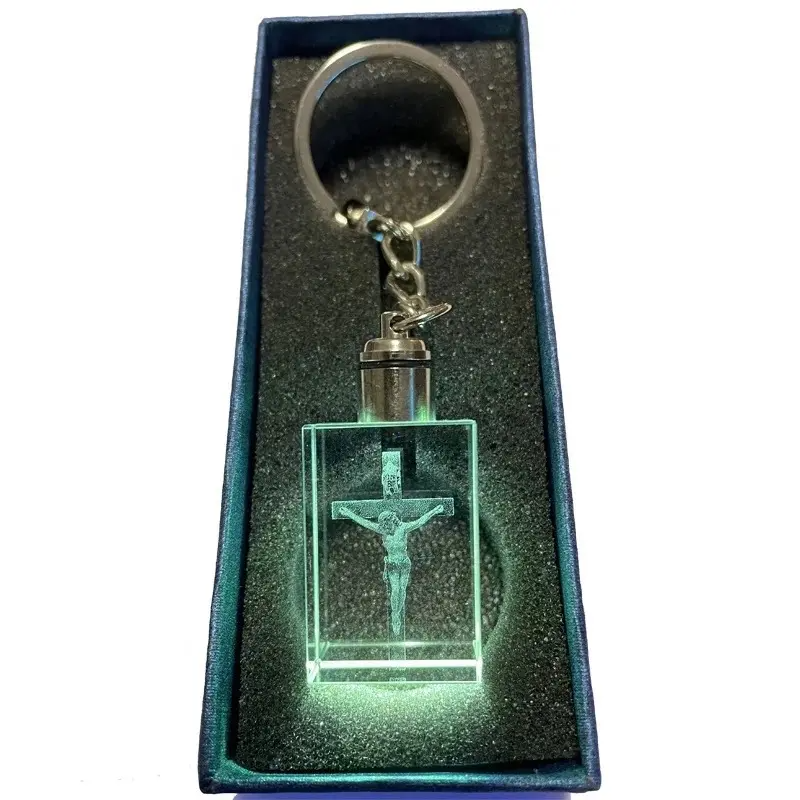 ✝️ Jesus Carved Religious Keychain (7-Color LED)- Buy 2 Get Free Shipping