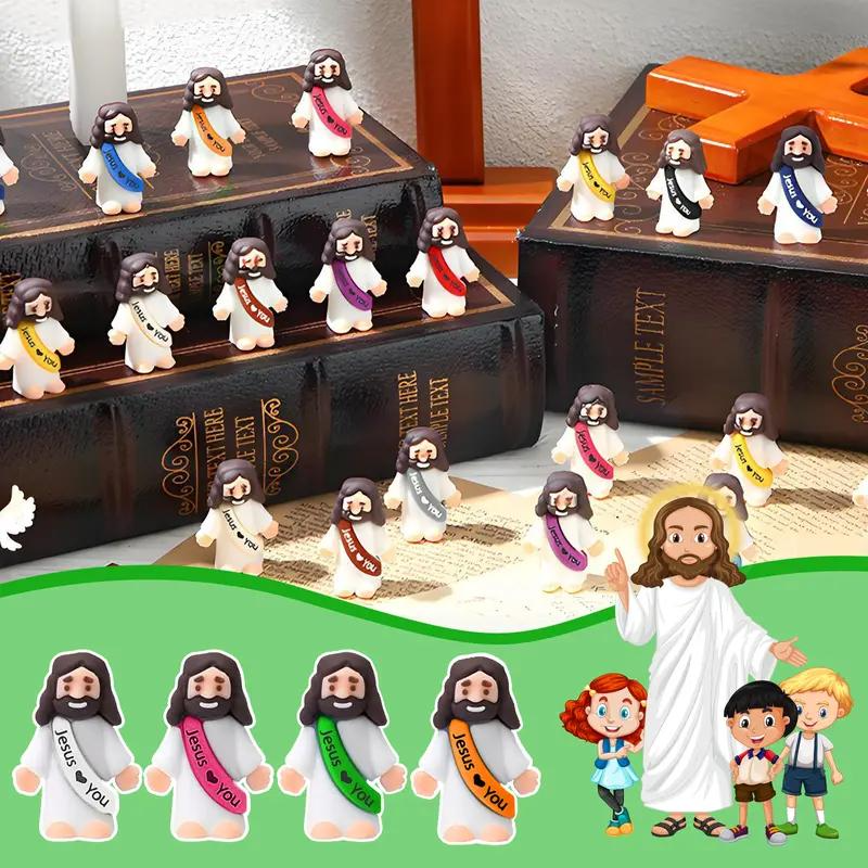 Mini Jesus Figures - Gifts for Halloween Thanksgiving Christm