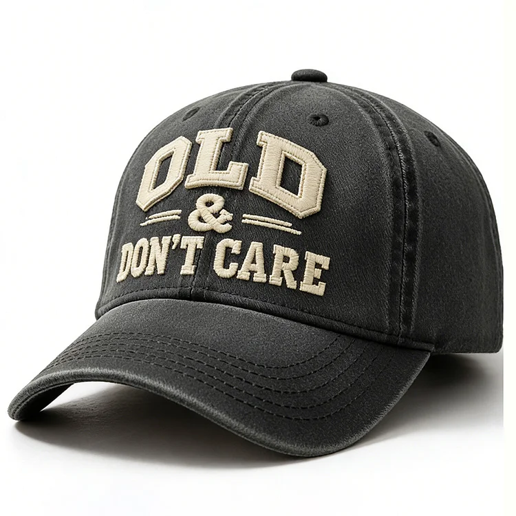 🧢2026 Hot Sale 49% OFF 🔥Vintage Distressed"OLD & DON’T CARE"Cap-Buy 2Free shipping