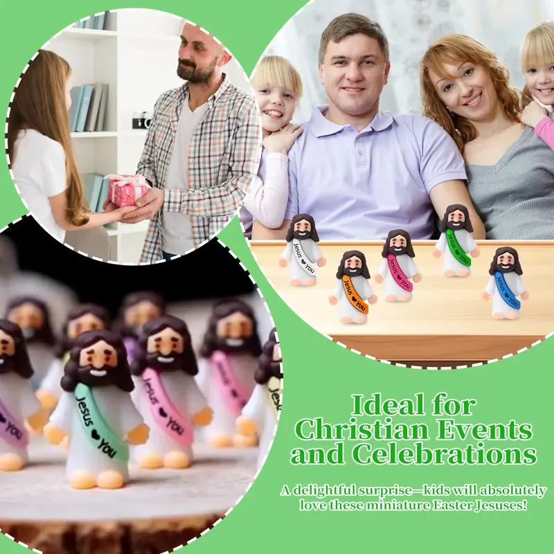 Mini Jesus Figures - Gifts for Halloween Thanksgiving Christm