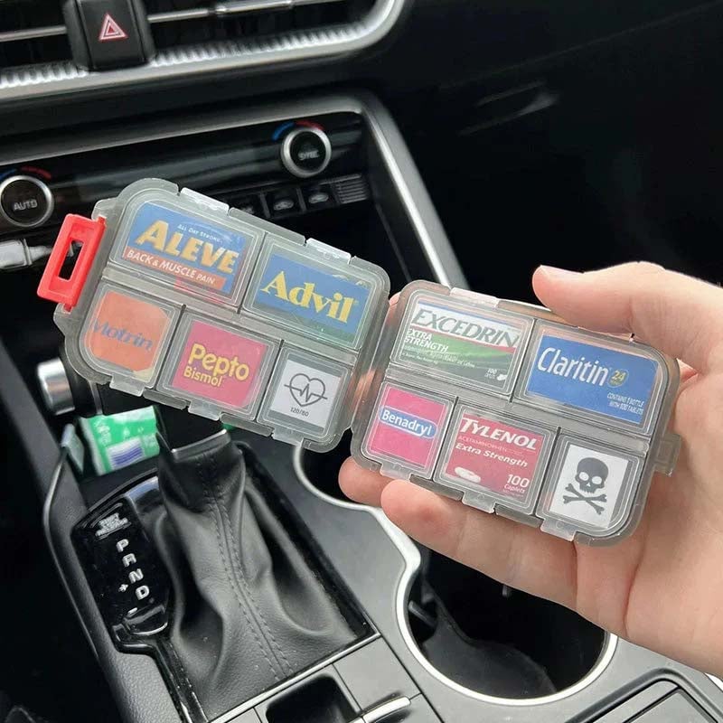 🌸Mother's Day Hot Sale 49% OFF🌸Travel Pill Organizer Box (161 Labels for Customization)