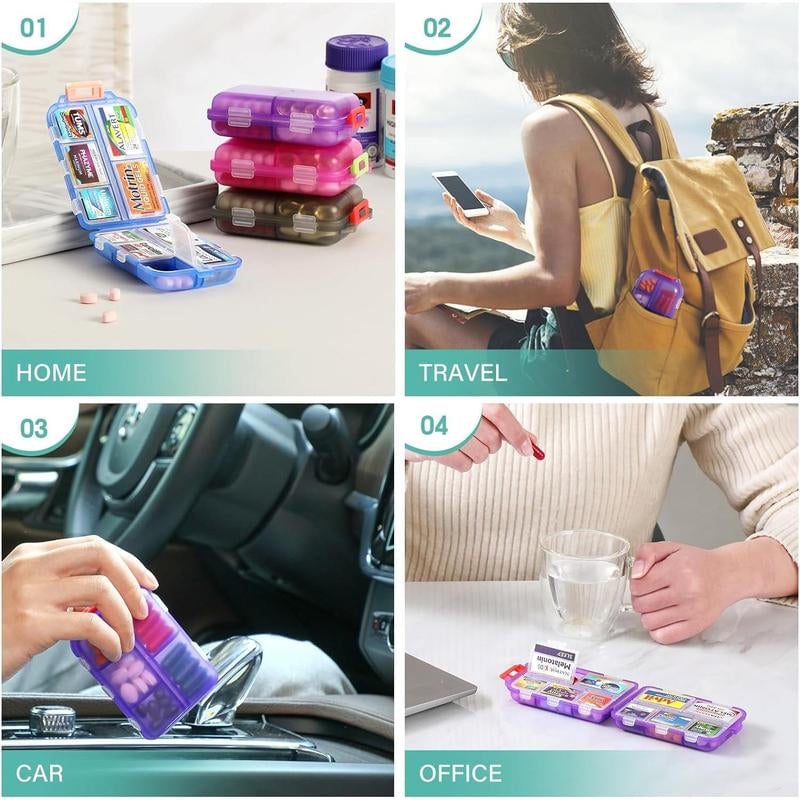 🌸Mother's Day Hot Sale 49% OFF🌸Travel Pill Organizer Box (161 Labels for Customization)