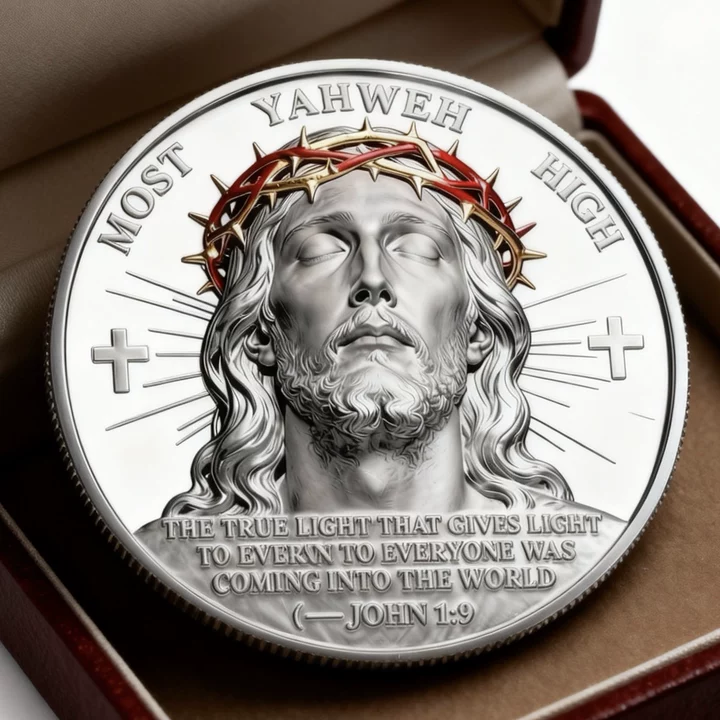 🏆Flash Sale 60% OFF - 🙏“Yahweh – The Living Light” Faith Commemorati