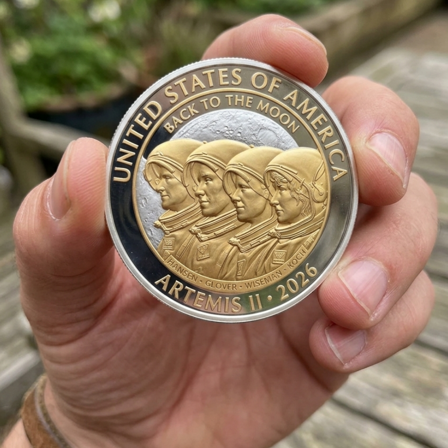 Artemis II Commemorative Coin