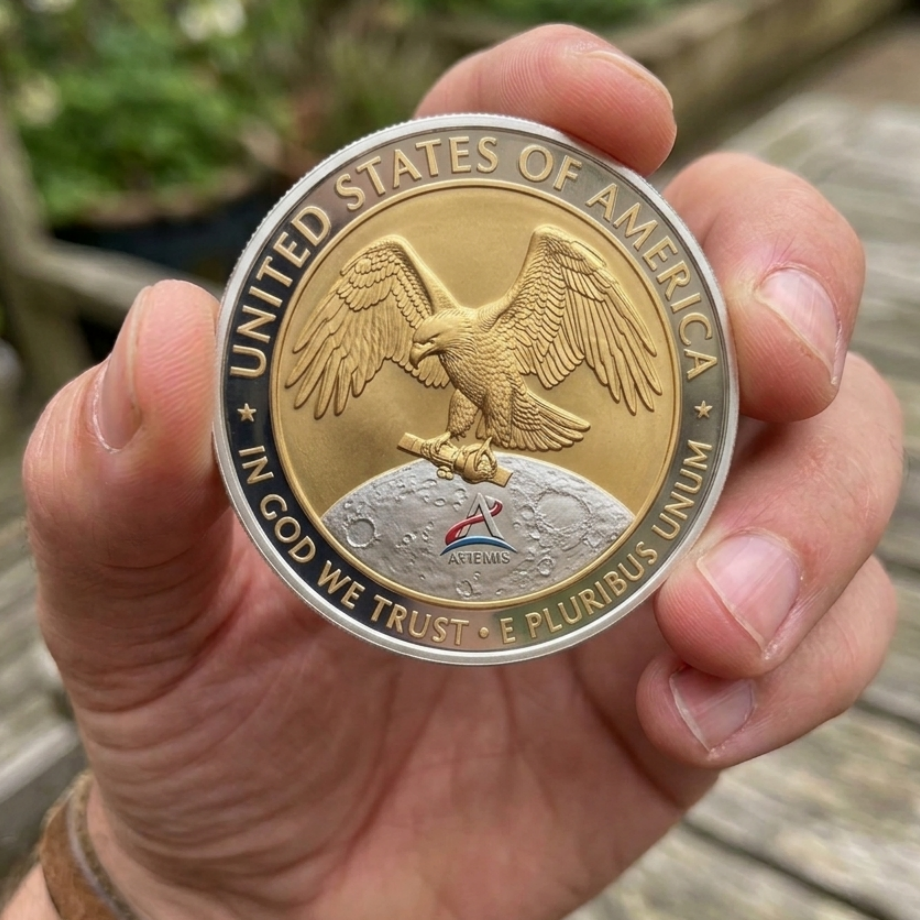 Artemis II Commemorative Coin