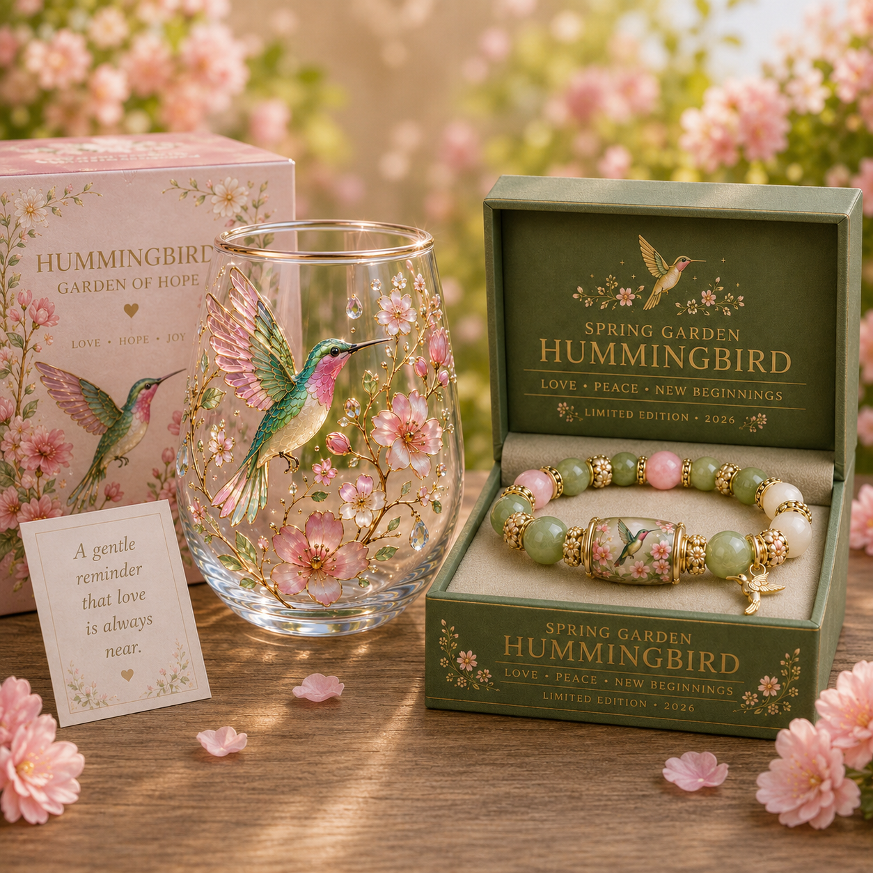 🌸🌿 Limited Edition 2026 Garden Morning Bliss Glass Tea Cup☀️☕