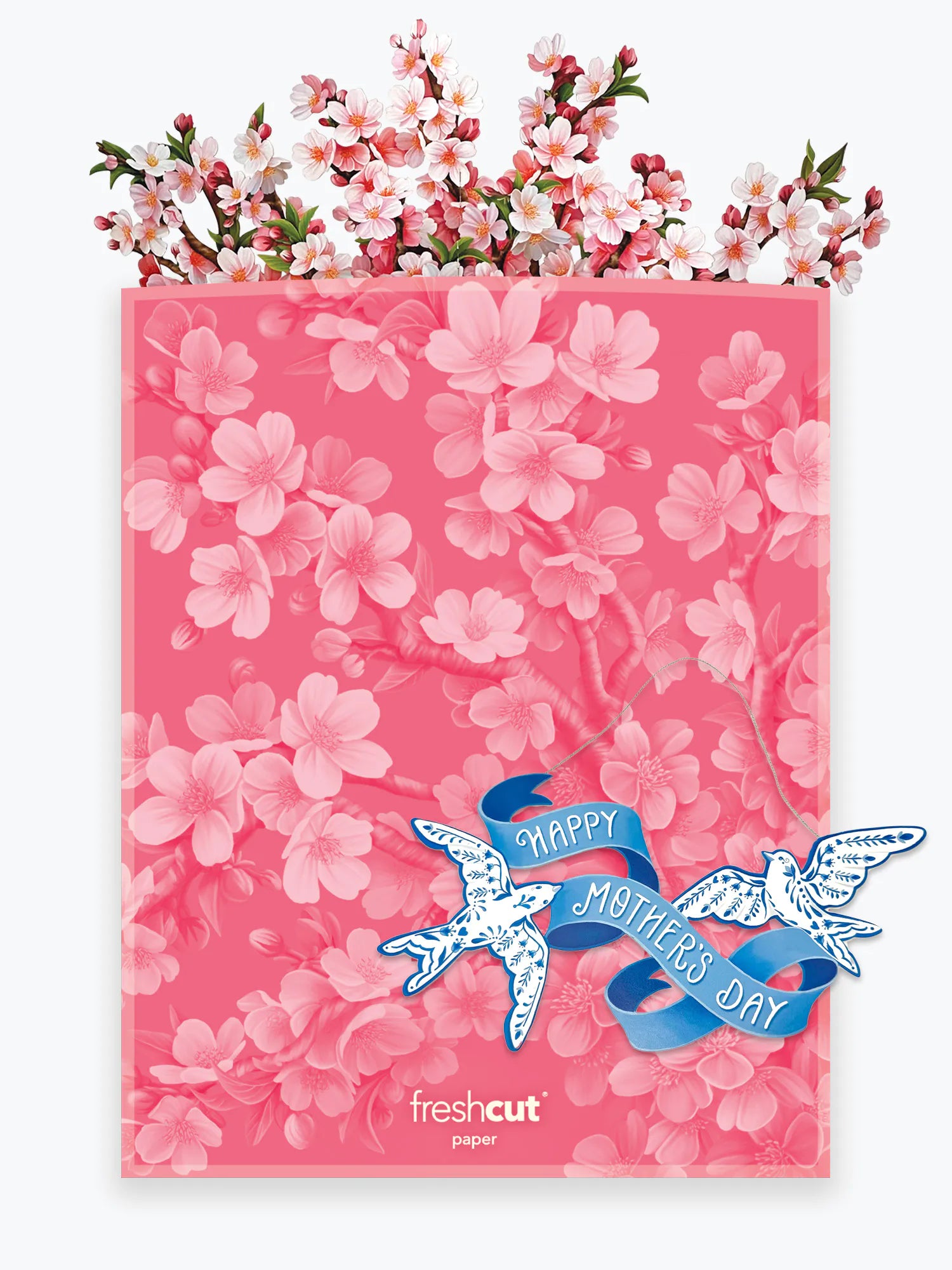 Grande Japanese Cherry Blossoms + Free Dove Banner