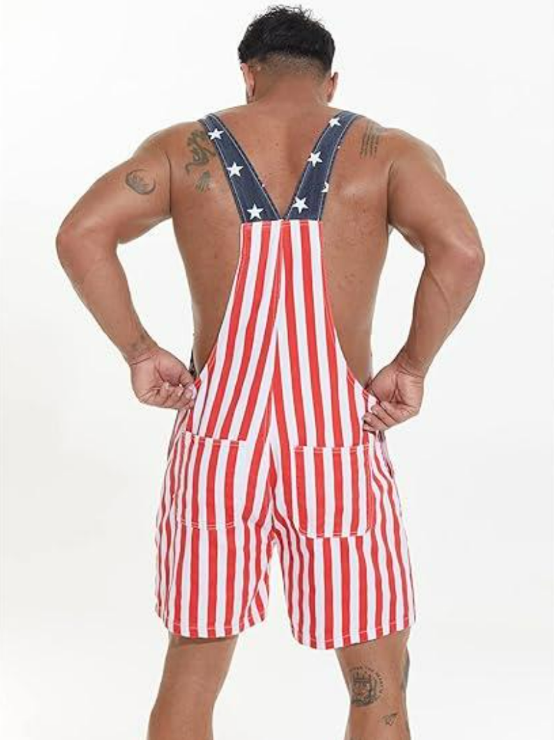 🎖️Memorial Day 60% OFF - American Flag Overalls - ✈️BUY 2 GET FREE SHIPPING
