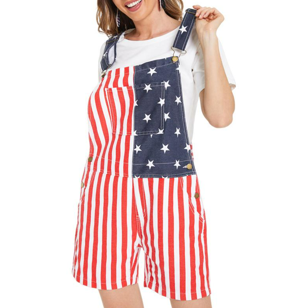 🎖️Memorial Day 60% OFF - American Flag Overalls - ✈️BUY 2 GET FREE SHIPPING