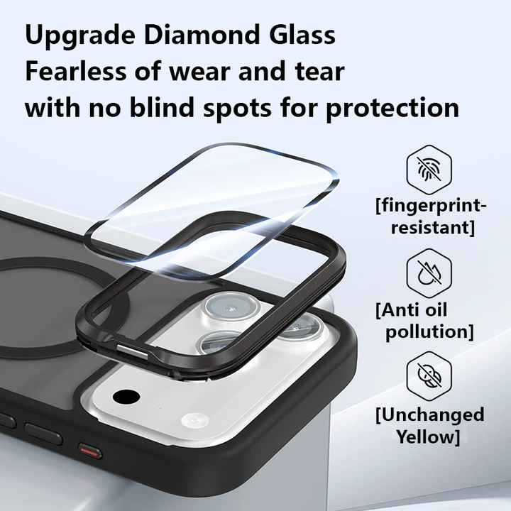 MagSafe® Compatible Kevlar® Case with Tinted Clear Camera Cover for iPhone 17 Series