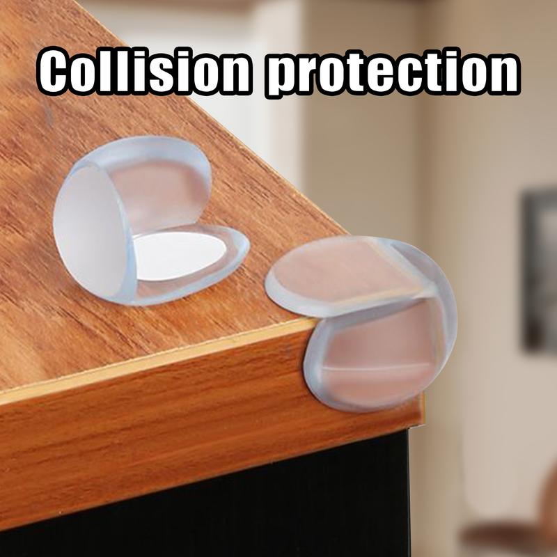 16 Counts Proofing Corner Protector,Round Clear Corner Pads，Transparent Shield for Sharp Furniture Edges and Corners